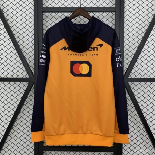 Orange/Black Mclaren Hoodie - Image 2